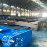 Sheds of glass factories in the country of Azerbaijan